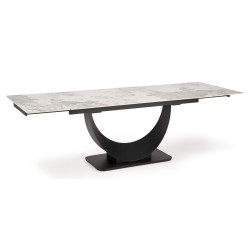 Masa extensibila Halmar Fernando 160/240 (White Marble/Black) Thumb