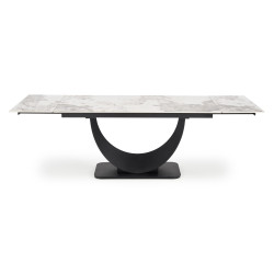 Masa extensibila Halmar Fernando 160/240 (White Marble/Black) Thumb