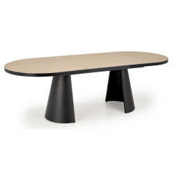 Стол раскладной Halmar Giacomo 180/240 (Natural/Black) Thumb