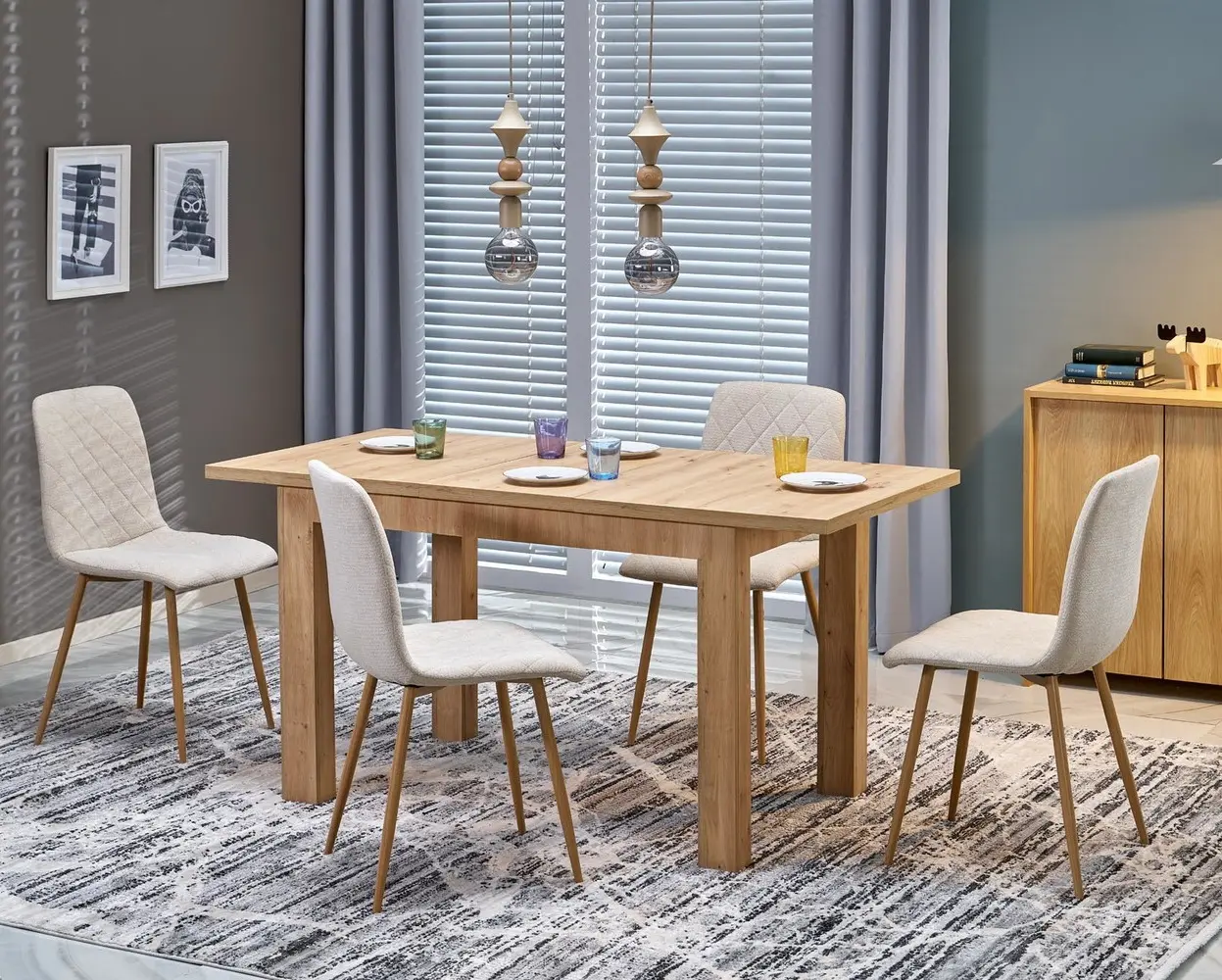 Стол раскладной Halmar Gizmo (Artisan Oak) - 6