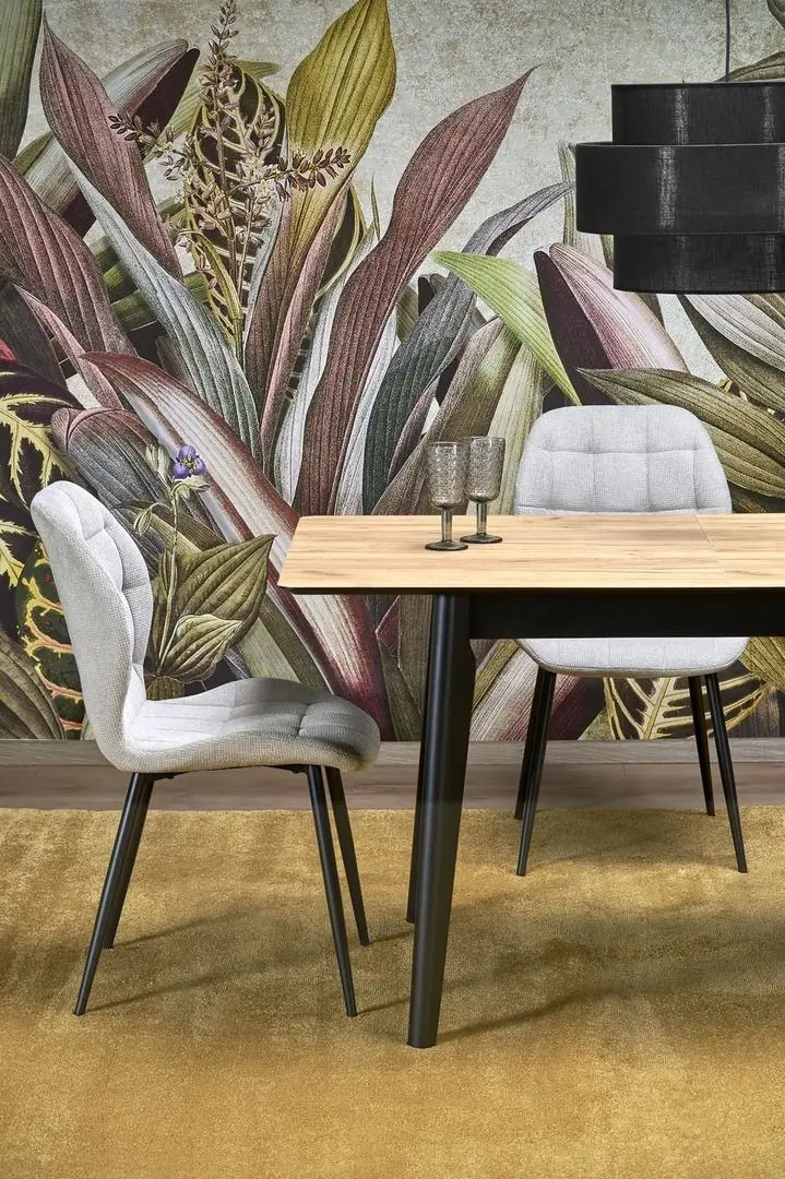 Masa extensibila Halmar Gulian 140/180x75 (Wotan Oak/Black)