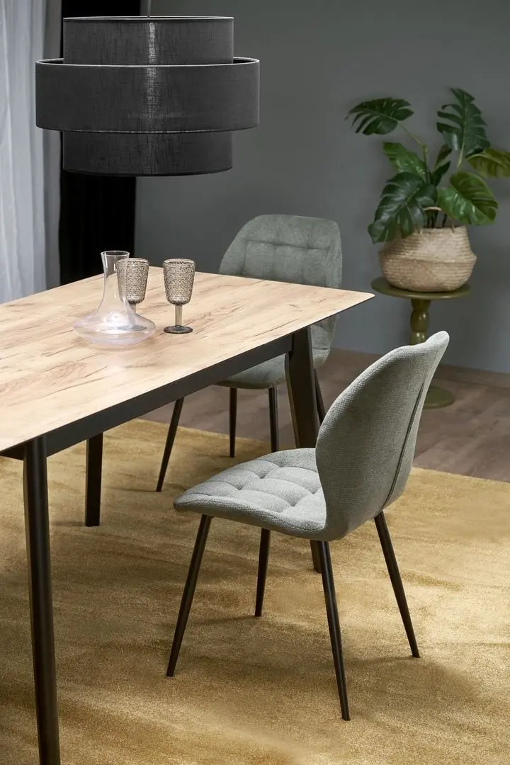 Masa extensibila Halmar Gulian 140/180x75 (Wotan Oak/Black)