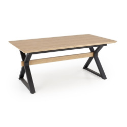 Стол раскладной Halmar Henry 180/300 (Natural/Black) Thumb