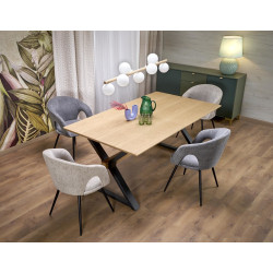 Стол раскладной Halmar Henry 180/300 (Natural/Black) Thumb