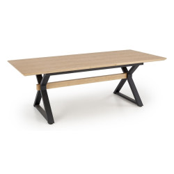 Стол раскладной Halmar Henry 180/300 (Natural/Black) Thumb