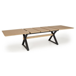 Стол раскладной Halmar Henry 180/300 (Natural/Black) Thumb