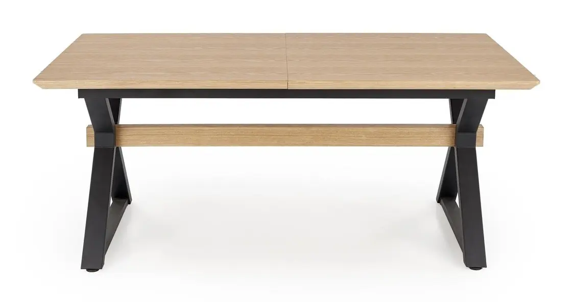 Стол раскладной Halmar Henry 180/300 (Natural/Black)