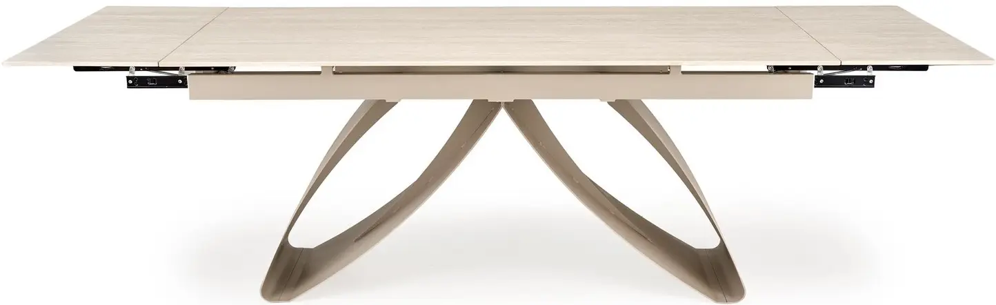 Стол раскладной Halmar Hilario (Light Travertine/Cashmere) - 2