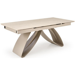 Стол раскладной Halmar Hilario (Light Travertine/Cashmere) Thumb