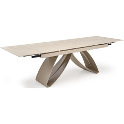 Стол раскладной Halmar Hilario (Light Travertine/Cashmere) Thumb