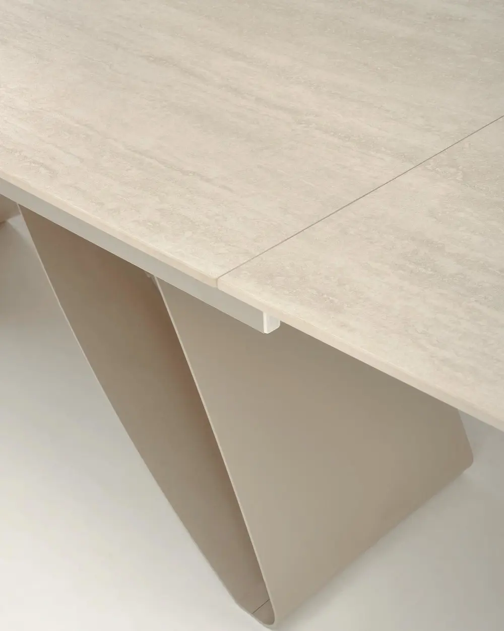 Стол раскладной Halmar Hilario (Light Travertine/Cashmere) - 5