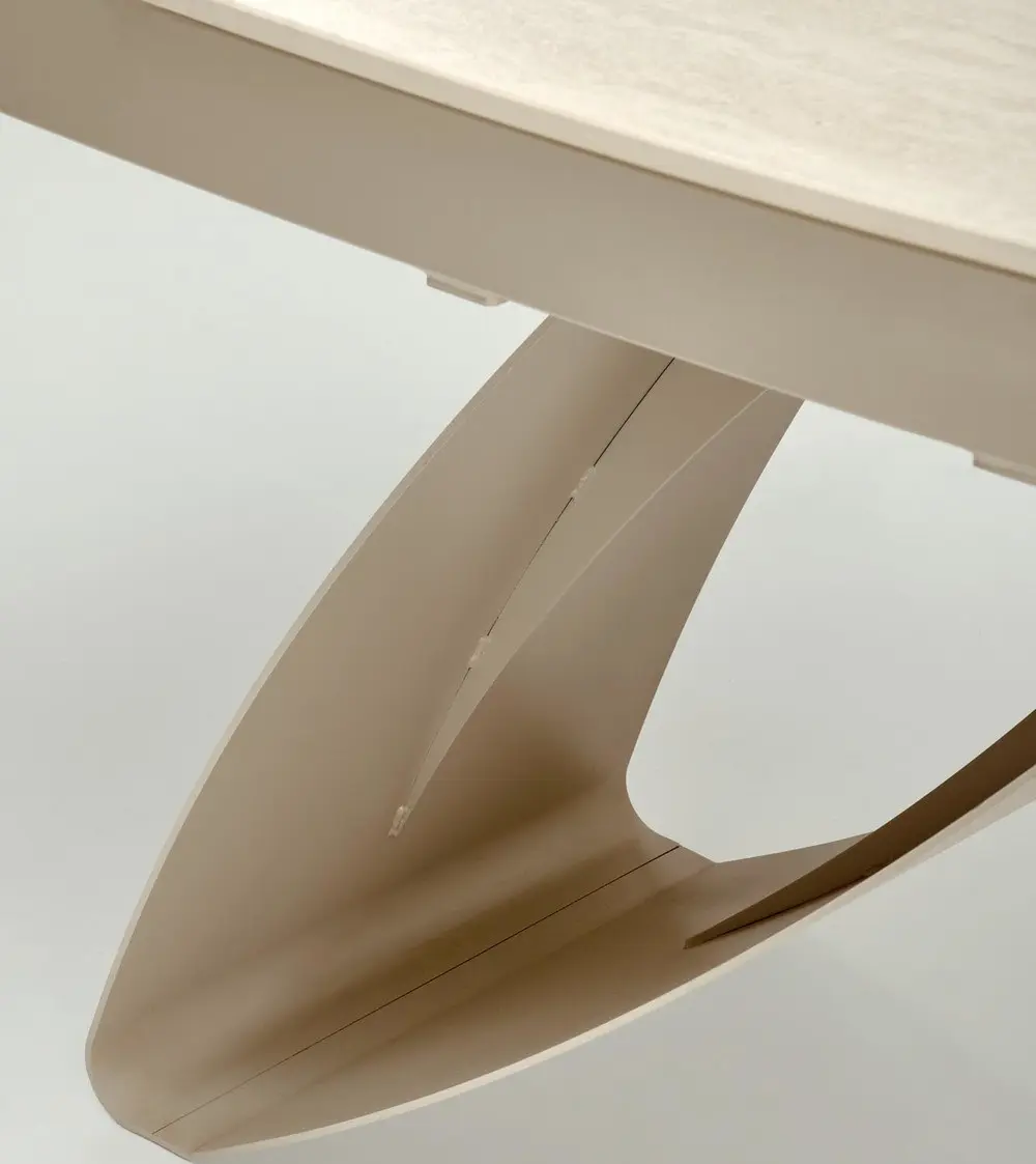 Стол раскладной Halmar Hilario (Light Travertine/Cashmere) - 7