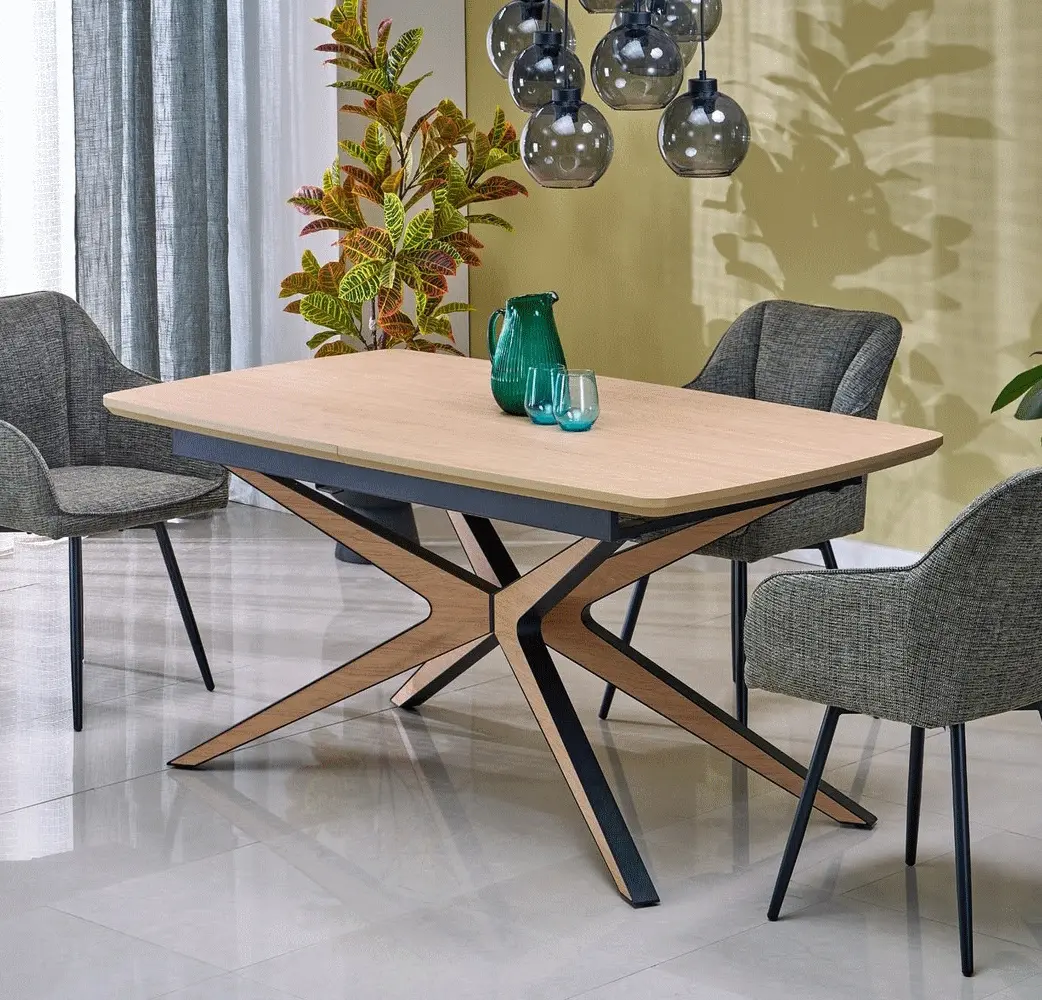 Masa extensibila Halmar James 160/220 (Natural/Black)