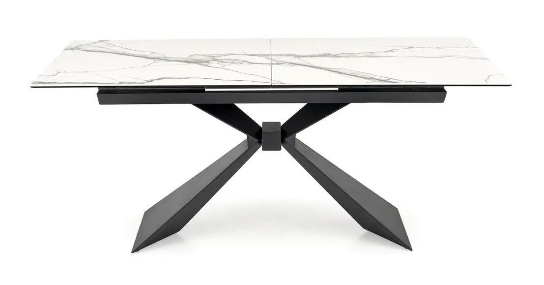 Masa extensibila Halmar Luciano 180/230 (White Marble/Black)
