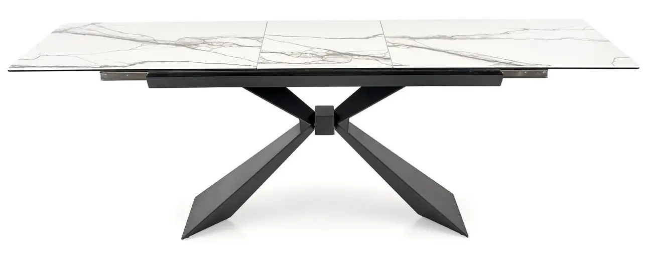 Masa extensibila Halmar Luciano 180/230 (White Marble/Black)
