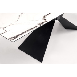 Masa extensibila Halmar Luciano 180/230 (White Marble/Black) Thumb