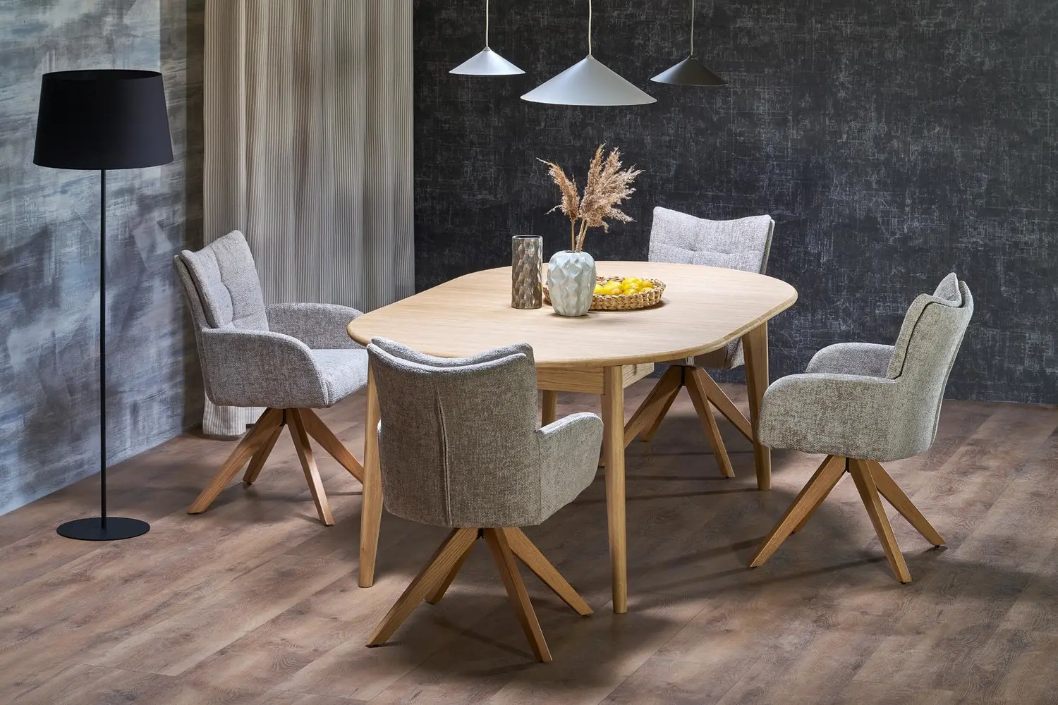 Стол раскладной Halmar Magnus (Natural Oak) - 6