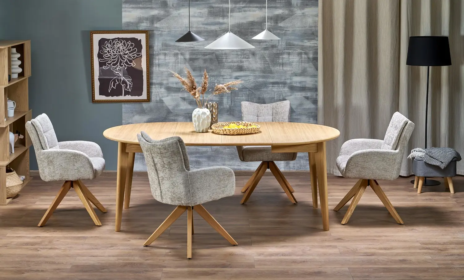Стол раскладной Halmar Magnus (Natural Oak) - 7