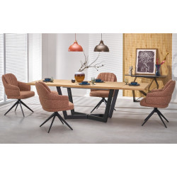 Masa extensibila Halmar Massive 2 160/250 (Oak/Black) Thumb