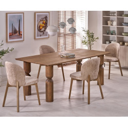 Стол раскладной Halmar Melton 200/300 (Light Walnut)