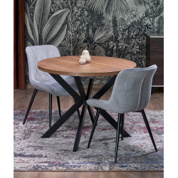 Стол раскладной Halmar Peroni 100/250 (Walnut/Black) Thumb