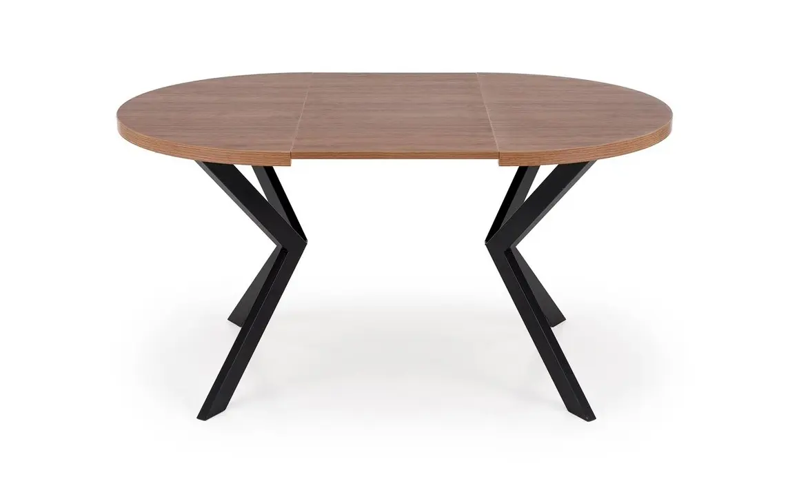 Стол раскладной Halmar Peroni 100/250 (Walnut/Black)