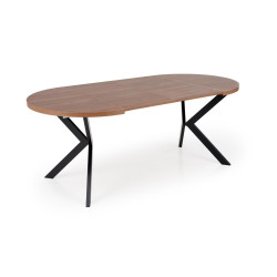 Стол раскладной Halmar Peroni 100/250 (Walnut/Black) Thumb