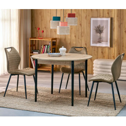 Masa extensibila Halmar Pivot 102/142 (Artisan Oak/Black)