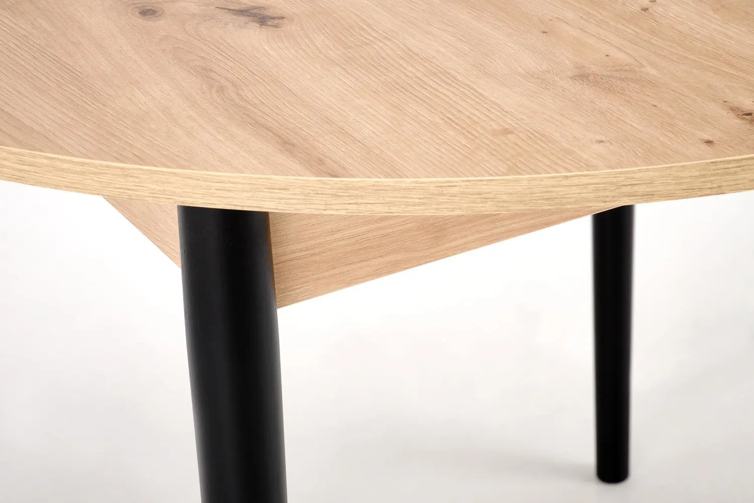 Стол раскладной Halmar Pivot 102/142 (Artisan Oak/Black)