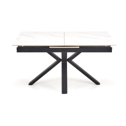 Masa extensibila Halmar Platan 140/180 (White Marble/Black) Thumb