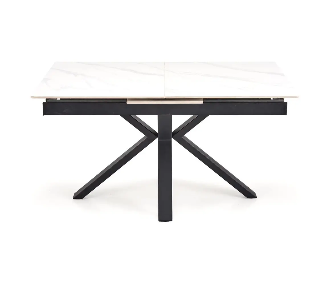 Masa extensibila Halmar Platan 140/180 (White Marble/Black)