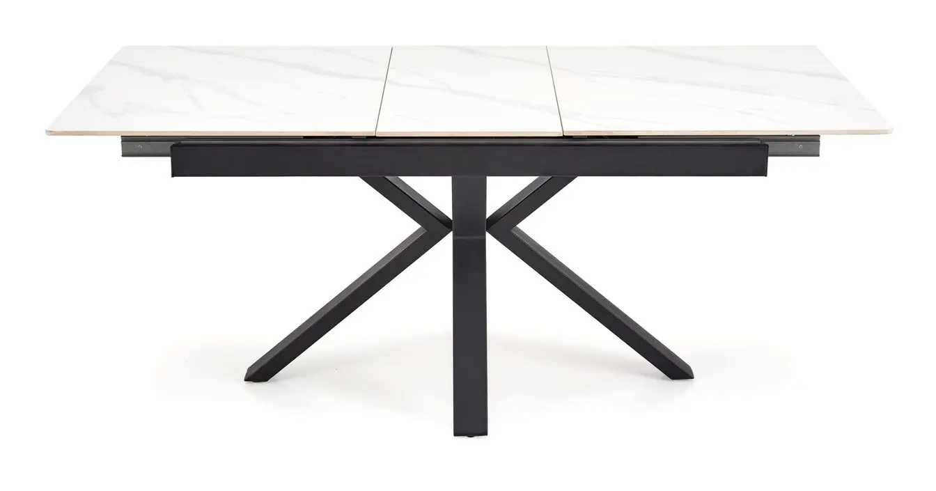 Masa extensibila Halmar Platan 140/180 (White Marble/Black)