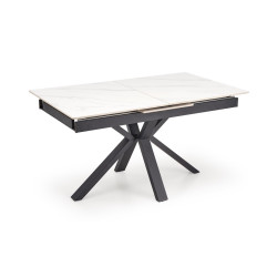 Masa extensibila Halmar Platan 140/180 (White Marble/Black) Thumb