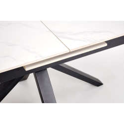 Masa extensibila Halmar Platan 140/180 (White Marble/Black) Thumb