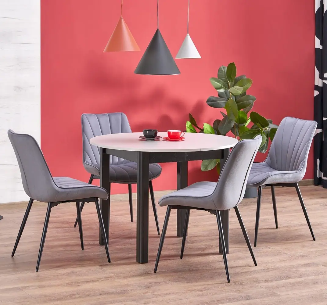 Masa extensibila Halmar Ringo 102/142 (Cashmere/Black)