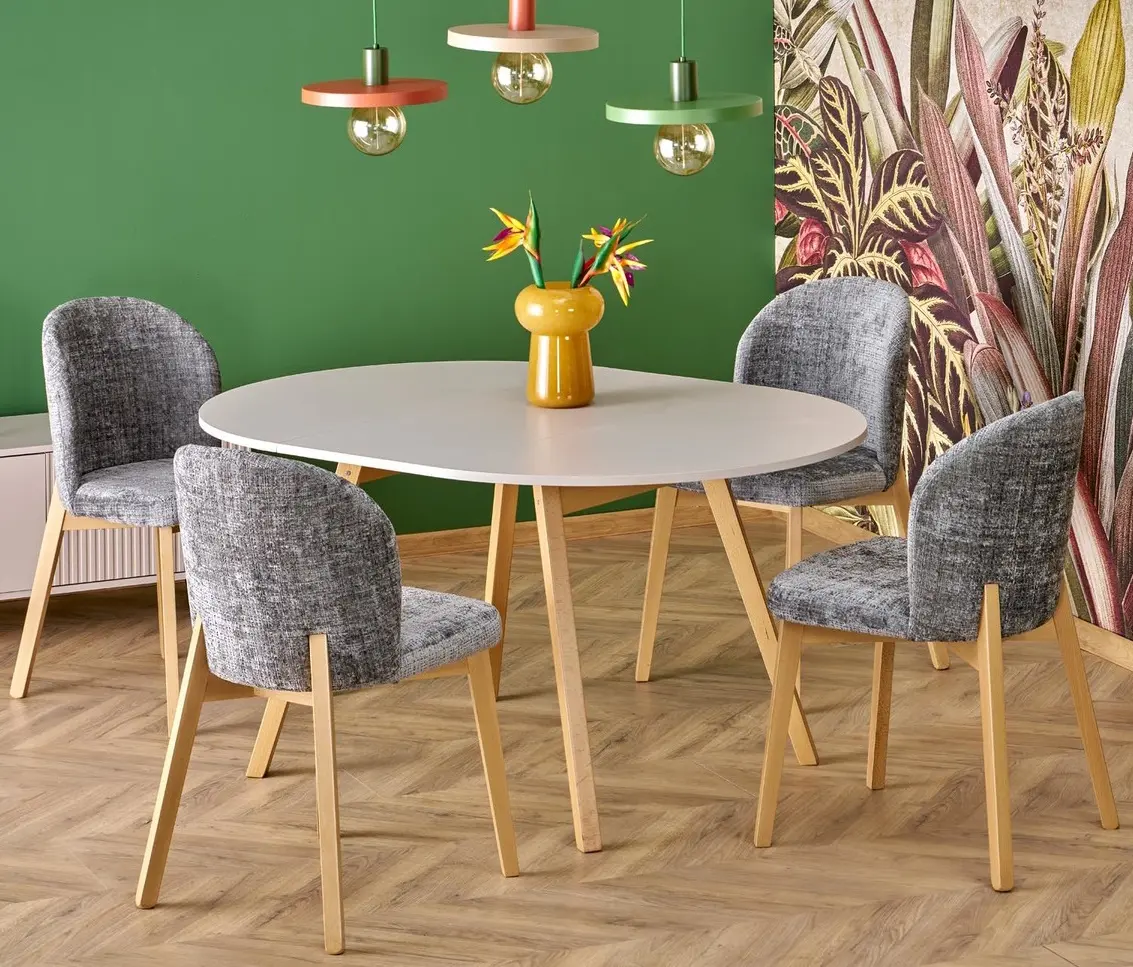 Masa extensibila Halmar Ruben 102/142 (Cashmere/Natural)