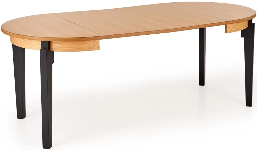 Стол раскладной Halmar Sorbus (Natural Oak/Black) - 4