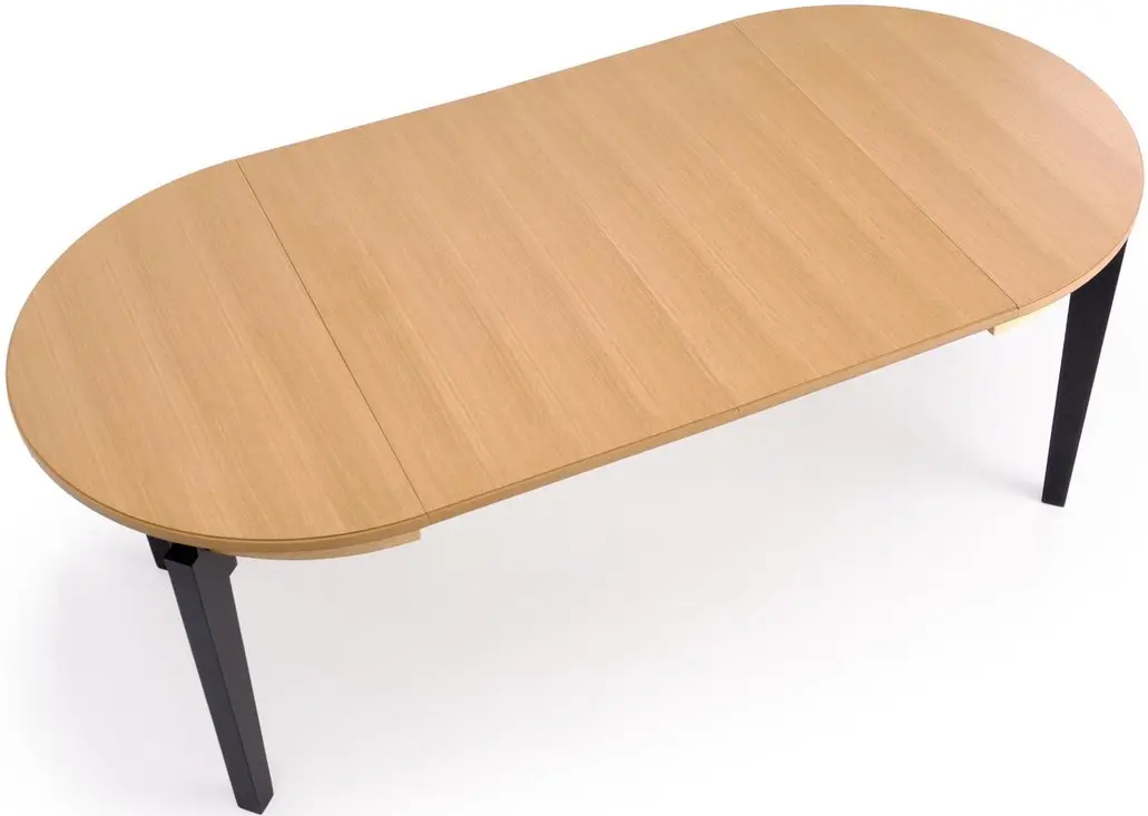 Стол раскладной Halmar Sorbus (Natural Oak/Black) - 5