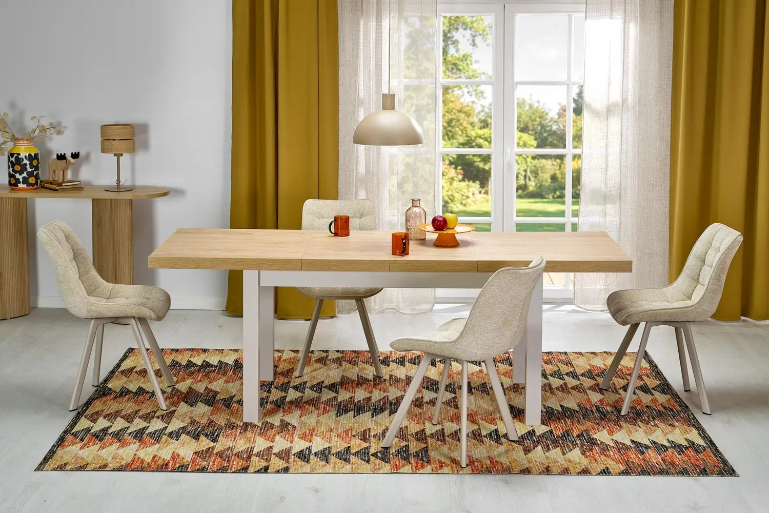 Стол раскладной Halmar Tiago (Hikora Oak/Cashmere) - 9