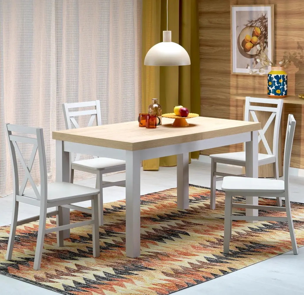 Стол раскладной Halmar Tiago (Hikora Oak/Cashmere)