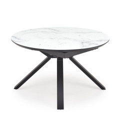 Masa extensibila Halmar Vertigo 130/180 (White Marble/Black) Thumb