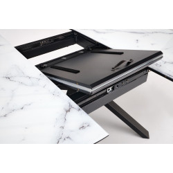 Masa extensibila Halmar Vertigo 130/180 (White Marble/Black) Thumb