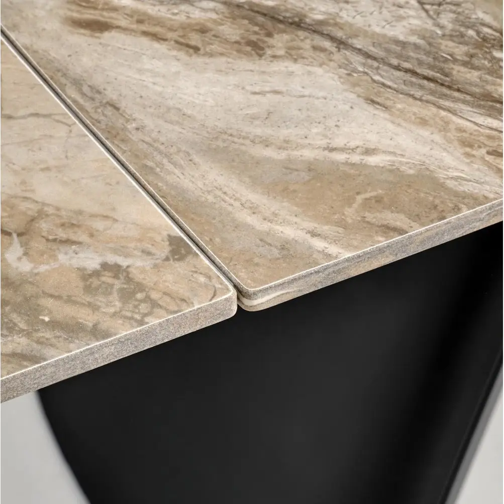 Masa extensibila Halmar Vince 180-238 (Brown Marble/Black) - 11