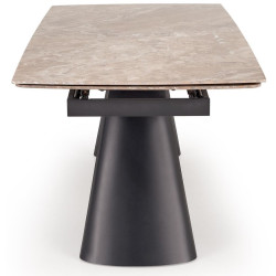 Masa extensibila Halmar Vince 180-238 (Brown Marble/Black) Thumb
