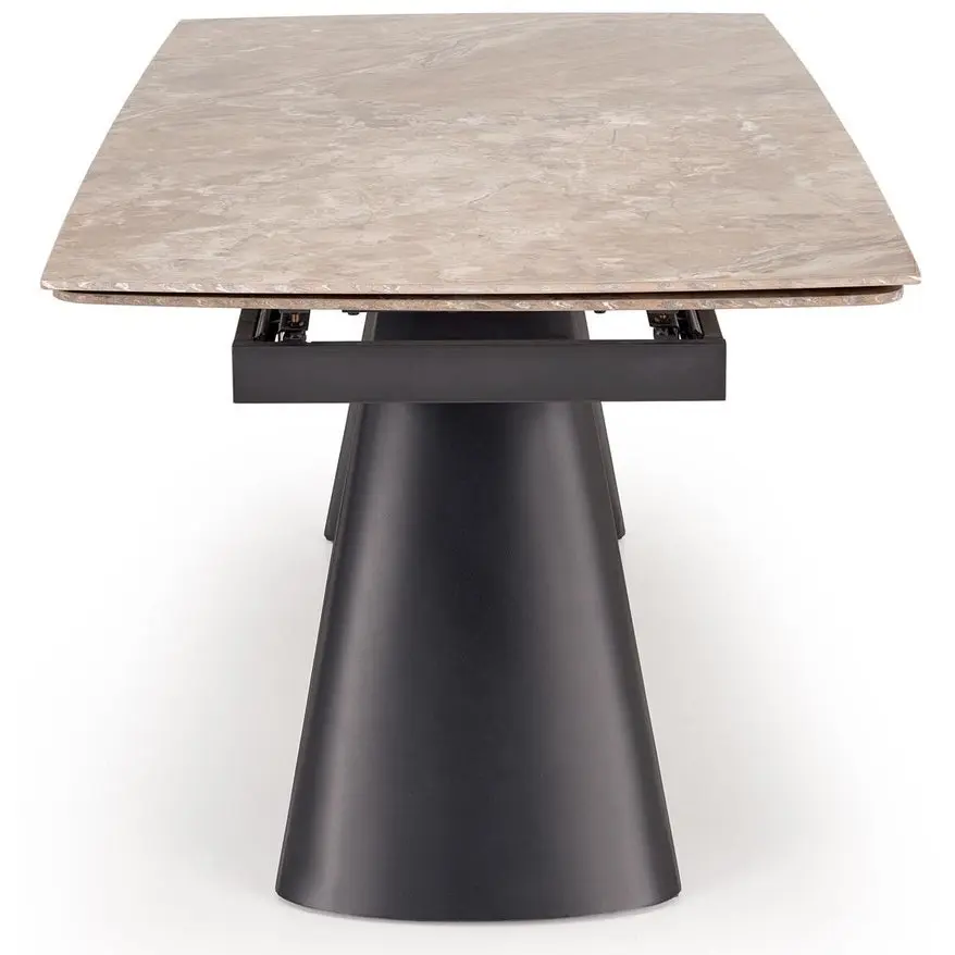 Masa extensibila Halmar Vince 180-238 (Brown Marble/Black) - 5