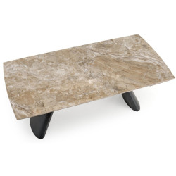 Masa extensibila Halmar Vince 180-238 (Brown Marble/Black) Thumb