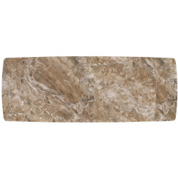 Masa extensibila Halmar Vince 180-238 (Brown Marble/Black) Thumb