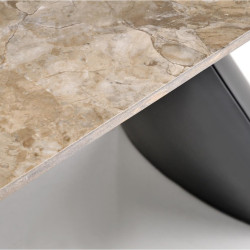 Masa extensibila Halmar Vince 180-238 (Brown Marble/Black) Thumb