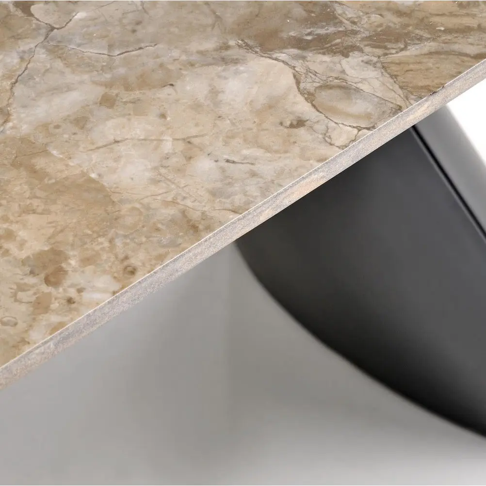 Masa extensibila Halmar Vince 180-238 (Brown Marble/Black) - 10