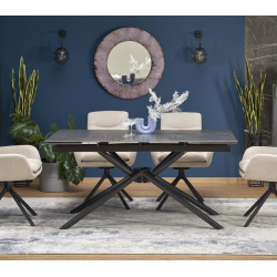 Masa extensibila Halmar Vitorino 160/220 (Black Marble)